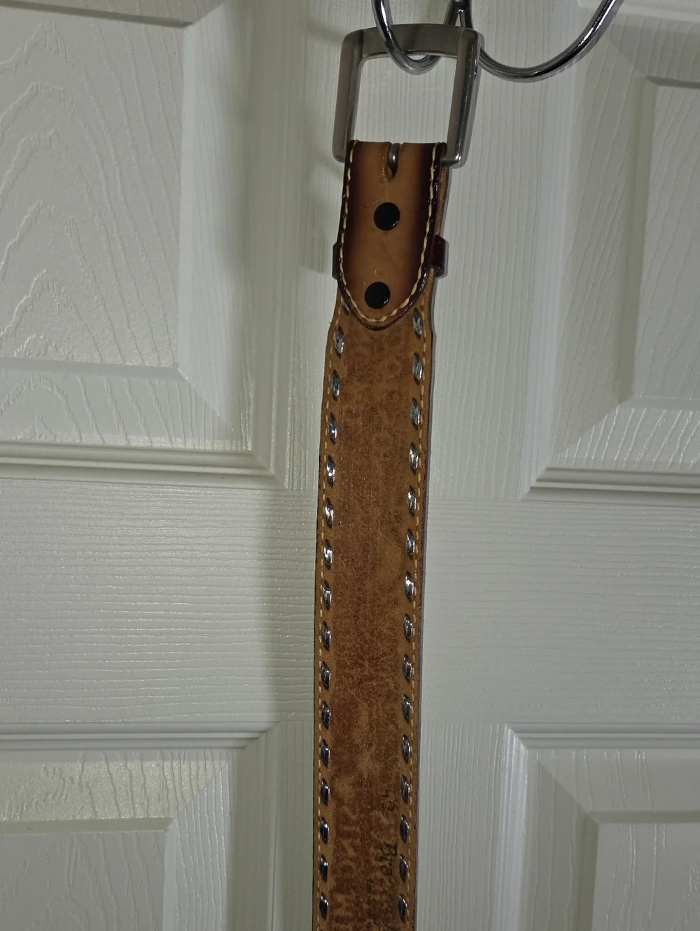 Brazos Joes Belt Co. Country Music Tooled Leather Belt Dark Brown Size 40